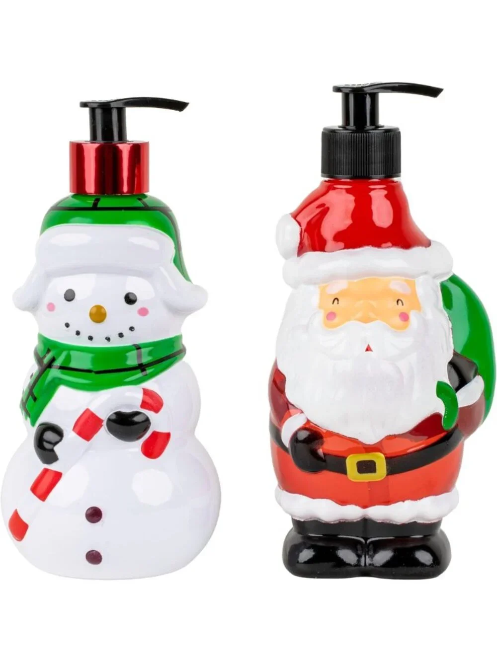 Cranberry Orange Scented Soap Dispensers - Decorative 2 Pack for Kitchen & Bath